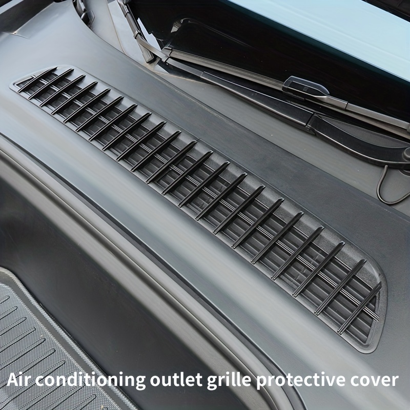 2pcs Under Seat Ventilation Car Air Vent Cover Grille Mesh Air Conditioner  Outlet Protection Guards Grid for Tesla Model Y - AliExpress