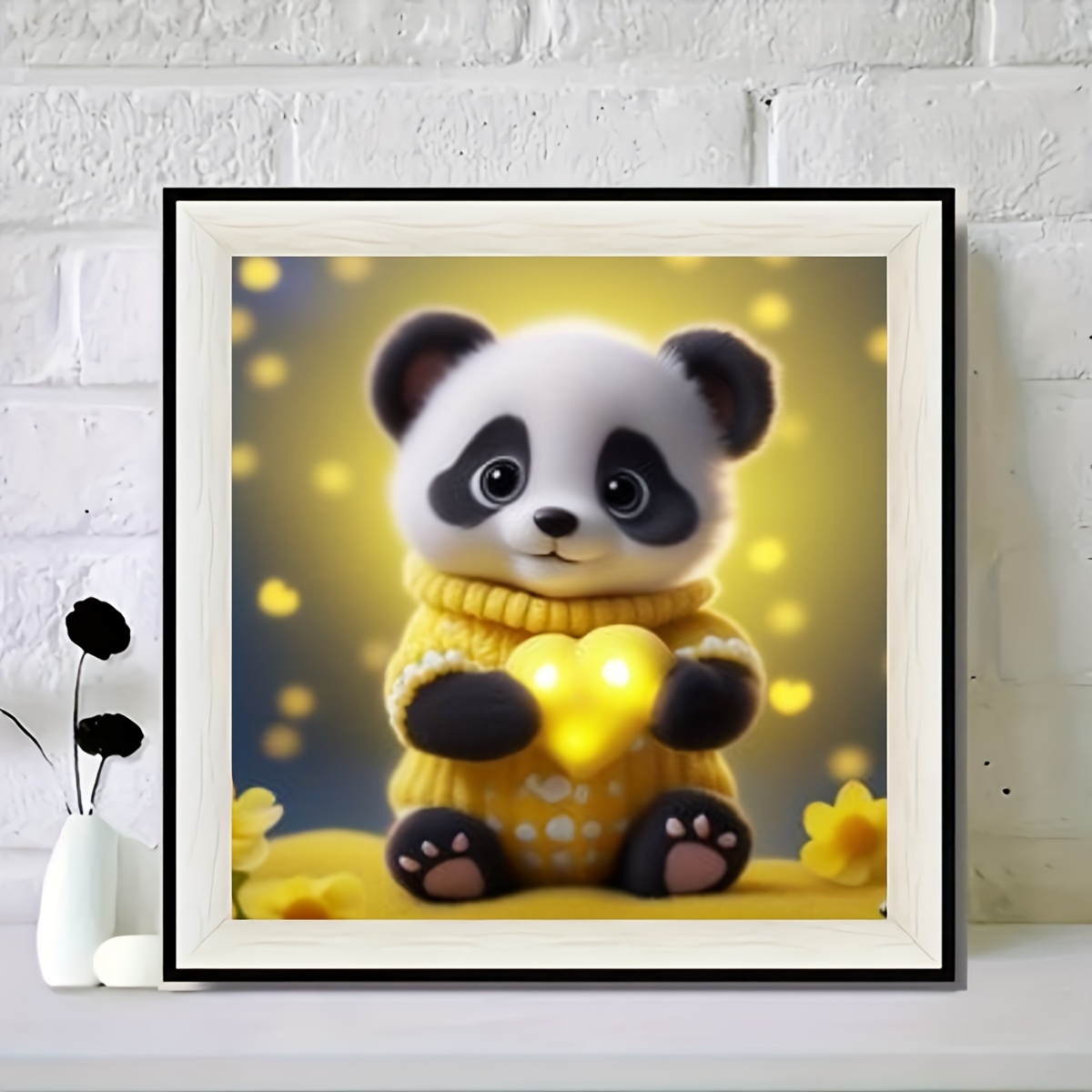 

Panda Diamond Painting Tools For Adults 5d Diy Diamond Art Tools For Beginners With Round Full Diamond Gems Painting Art Decor Gifts For Home Wall Artworks, Crafts And Sewing Supplies