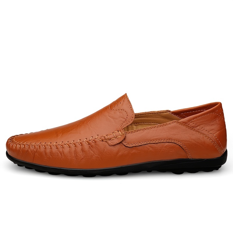 CLOHOO Customizable Leather Loafer Shoes Lightweight Casual Sneakers