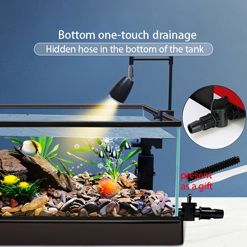 Ultra Hd Fish Tank Small Medium sized Desktop Tank Creative - Temu