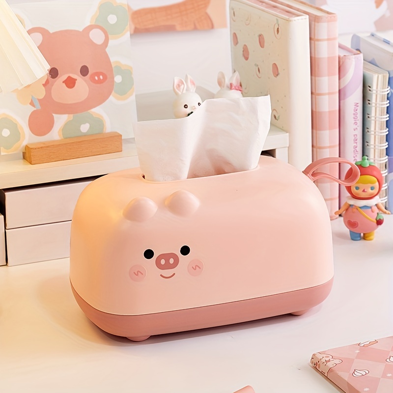 Cute Tissue Boxes Ceramic Cheese Shape Tissue Box Funny Kawaii