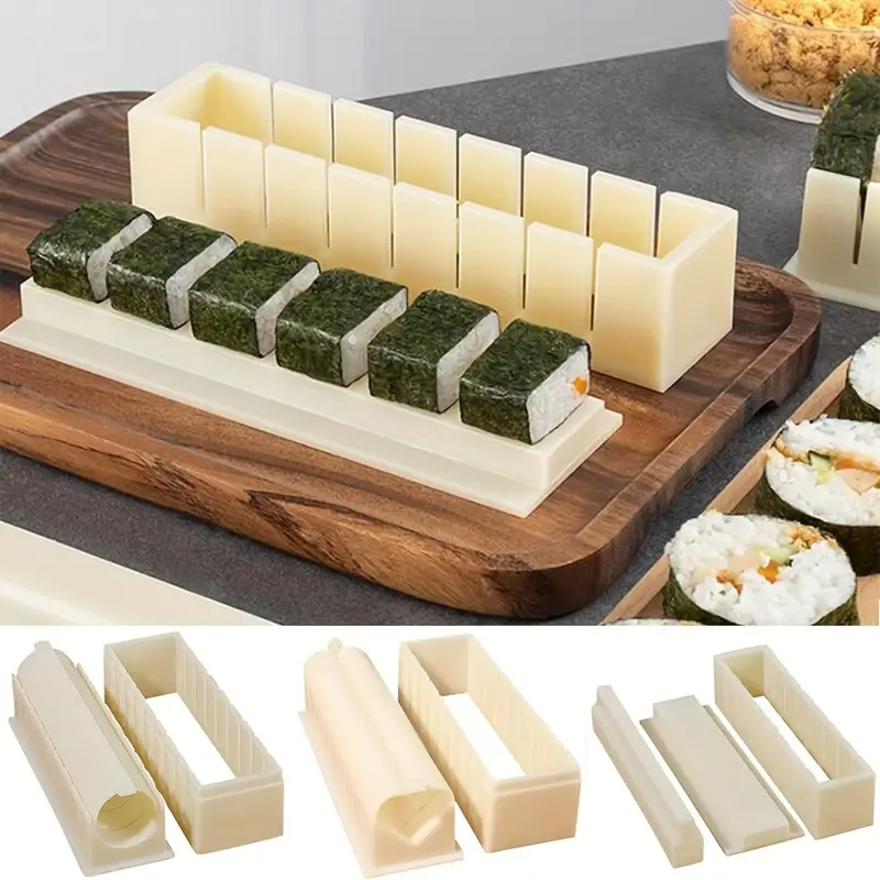 Set Kit Preparazione Sushi te Stampo Palline Riso Strumento - Temu