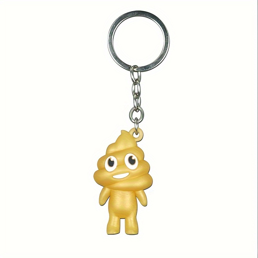 Cartoon Poop Keychain Pendant Cute Bag Accessories Keychain - Temu Germany