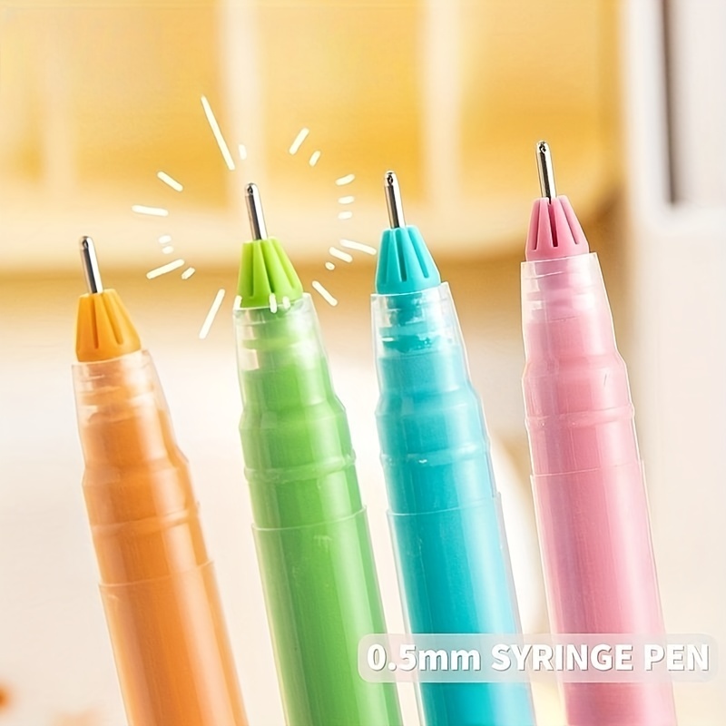 0.5mm 9Pcs/Set Morandi Color Gel Pen School Office Students Stationery  Supply Blue Plastic 