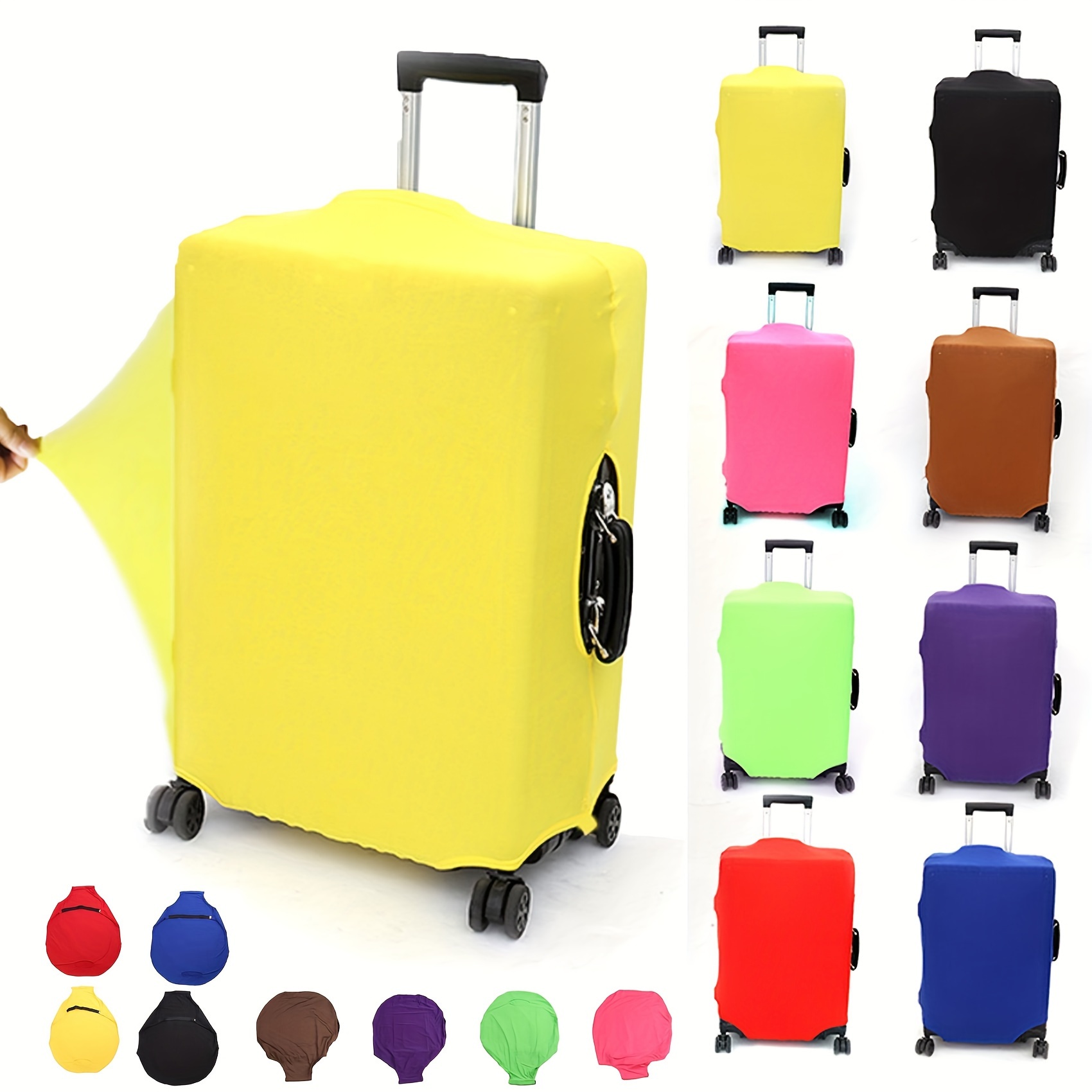 Funda para maletas Cubierta de equipaje de viaje Cubierta de maleta  elástica Cubierta de polvo Abanopi Funda para maletas