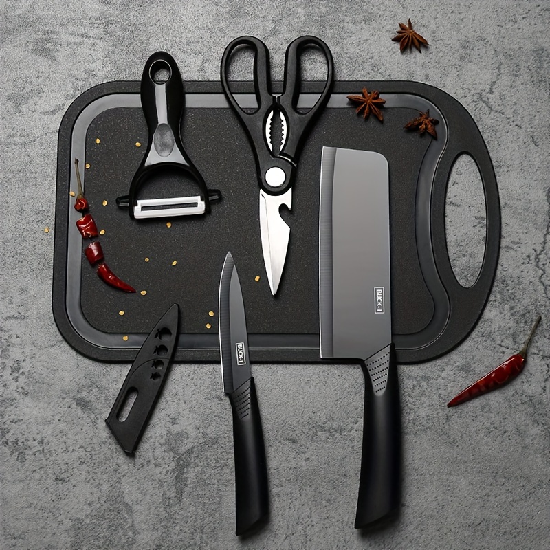 Kitchen Tools, Utility Knife, Kitchen Scissors, Peeler And Cutting Board,  Kitchen Gadgets, Kitchen Accessories - Temu