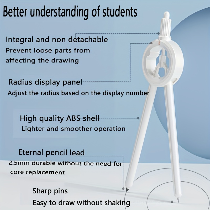 Two in one Compasses Color Multifunctional Drawing Circle - Temu