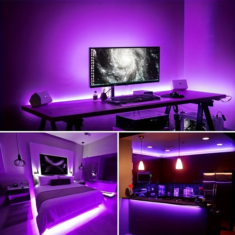 Diy dark deals purple led lights