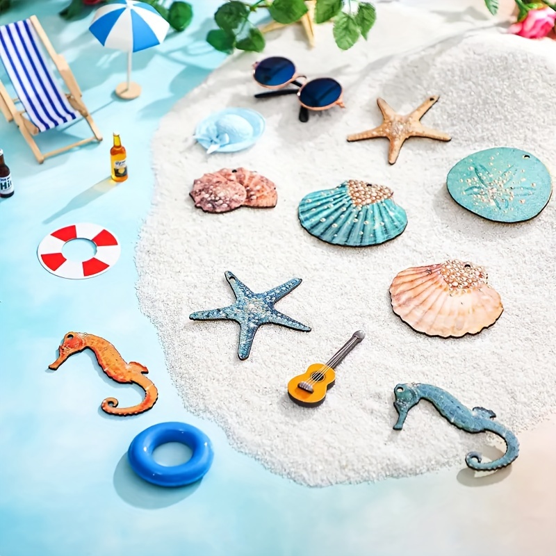 Ocean Life Theme Birthday Party Decoration Shell Seahorse - Temu