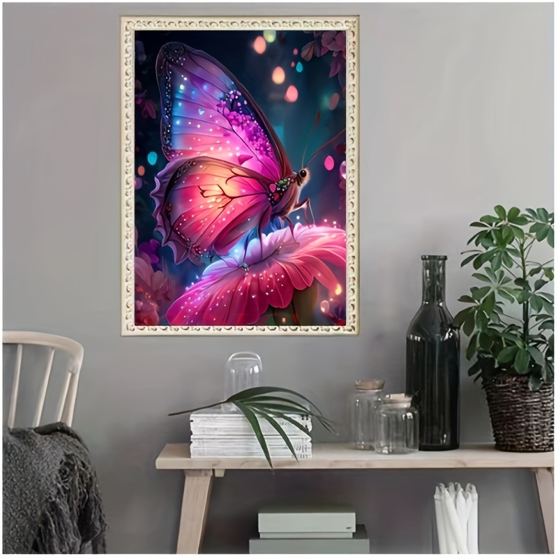 Gray Butterfly 5D Diamond Painting -  – Five