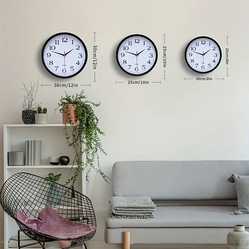 Living Room Decor Modern Wall Clock
