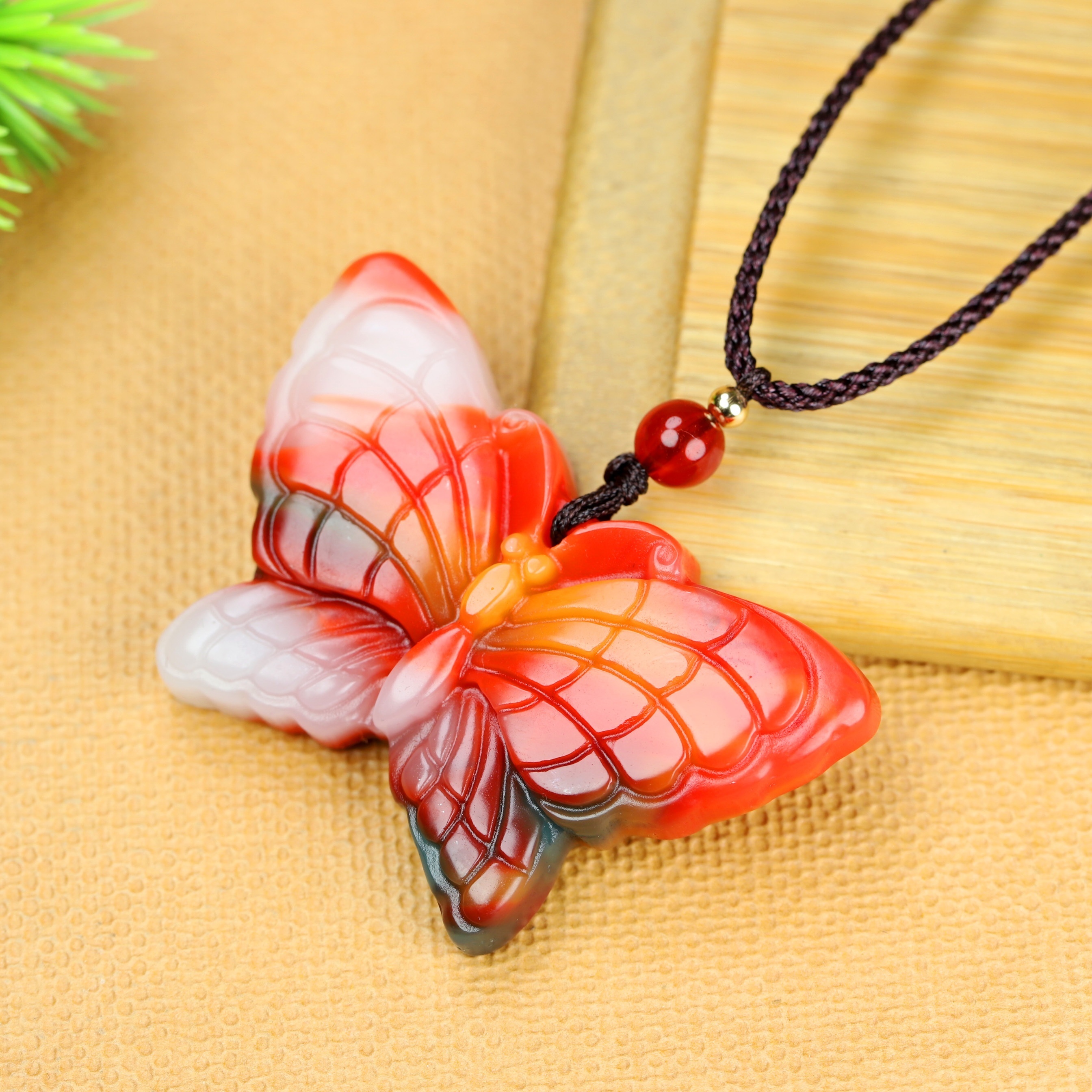 Jade butterfly online pendant