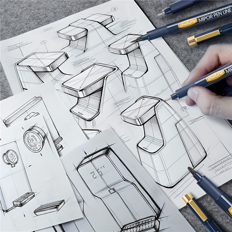 Technical Drawing Equipment, Premium Fineline Design Pens