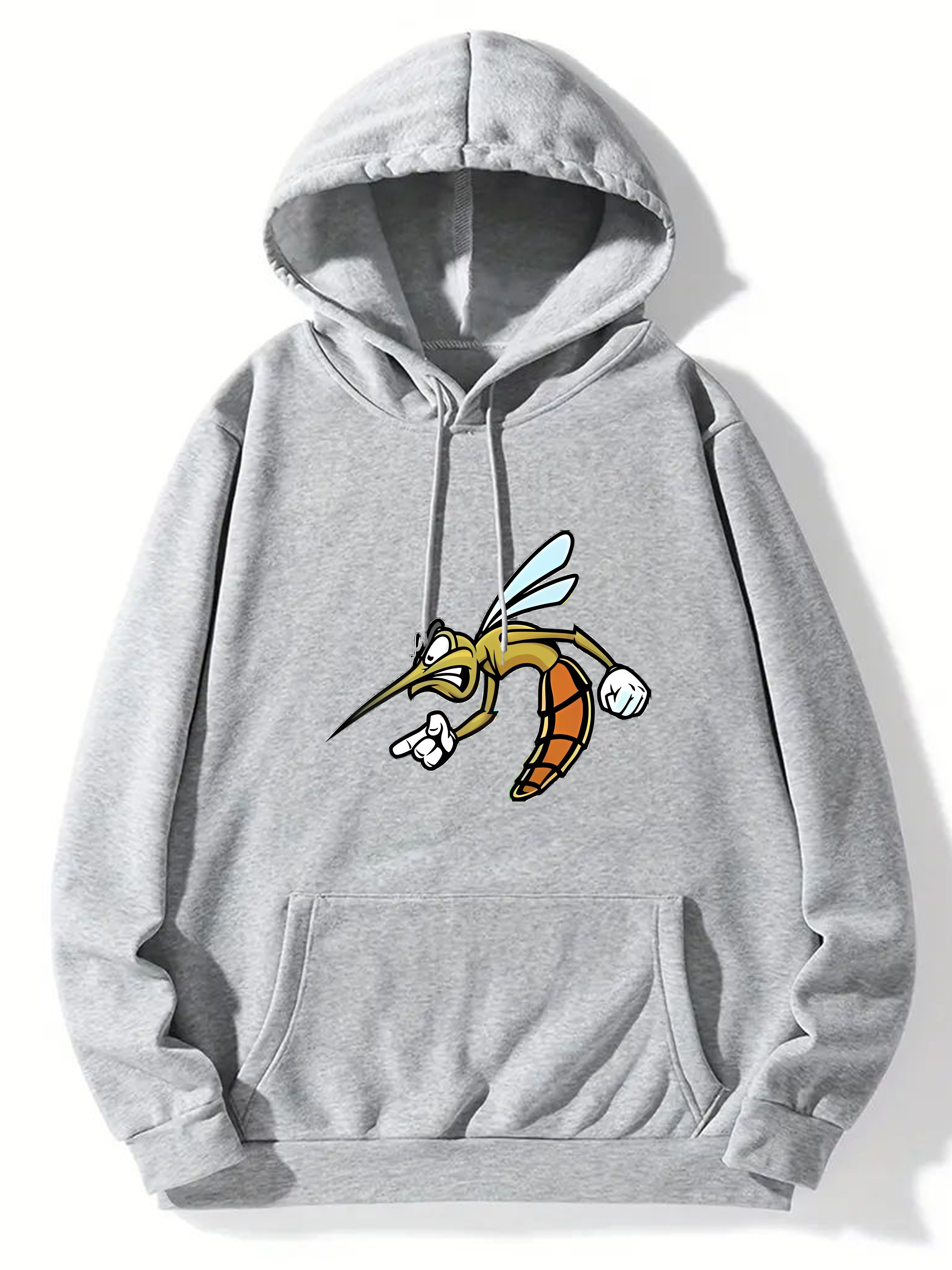 Animal Graphic Hoodie Men Shipping Bee Anime Fleece Man
