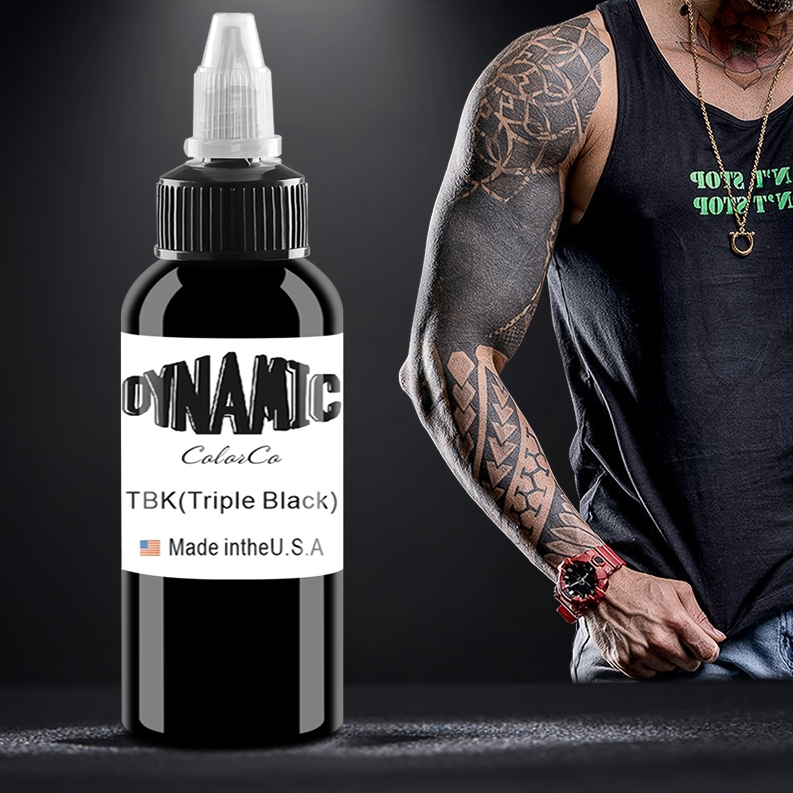  Dynamic Black Ink 8oz Bottle : Beauty & Personal Care
