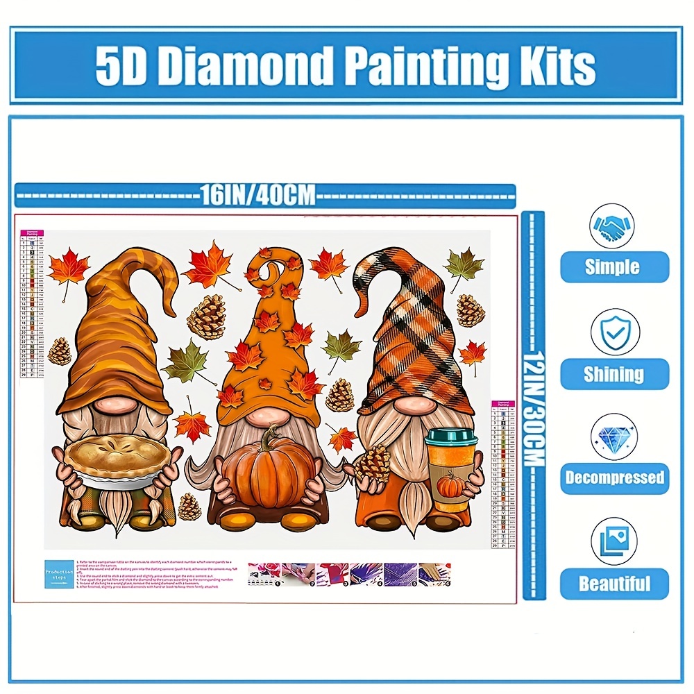  Diamond Painting Kits,Full Drill Diamond Painting Kits for  Adults&Beginners 5D Round Stitch Diamond Art Kit Paint Gems for Home Wall  Decor Gifts(16'x16 inch) : Arts, Crafts & Sewing