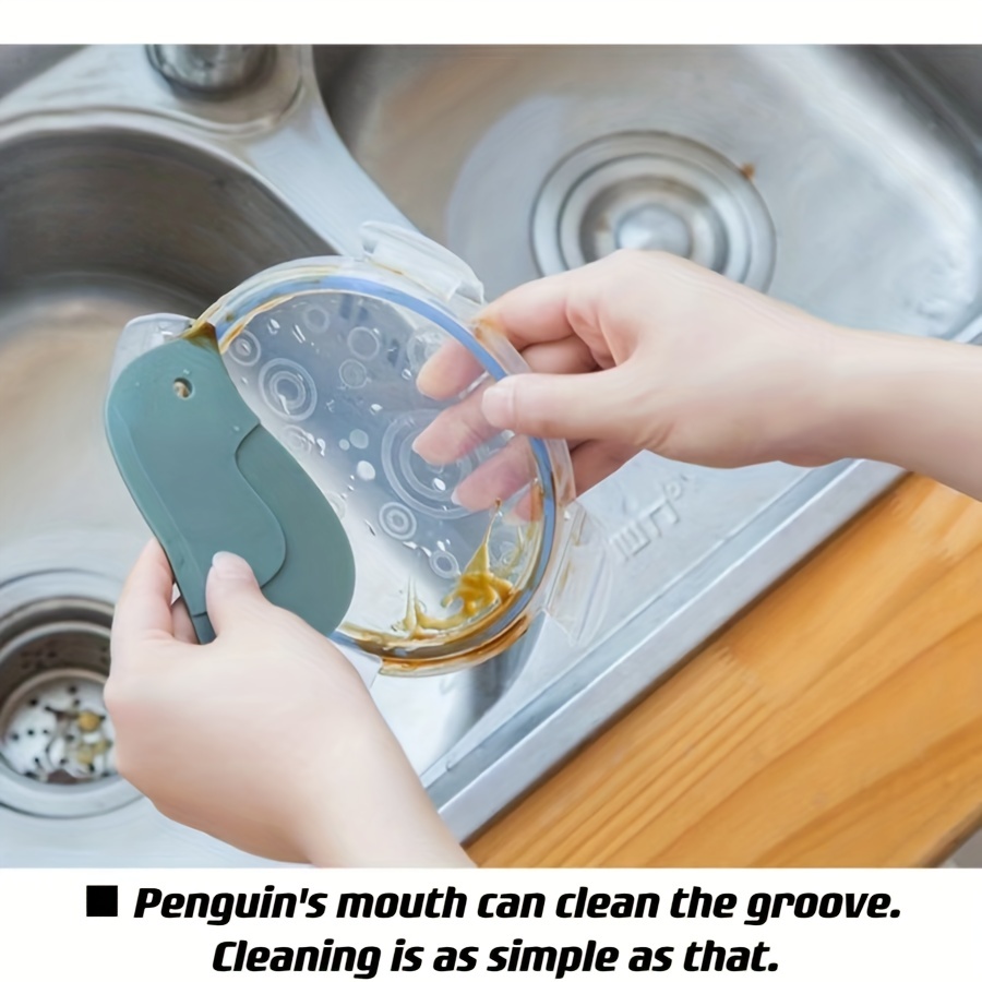 Cute Penguin Kitchen Oil Scraper - Temu