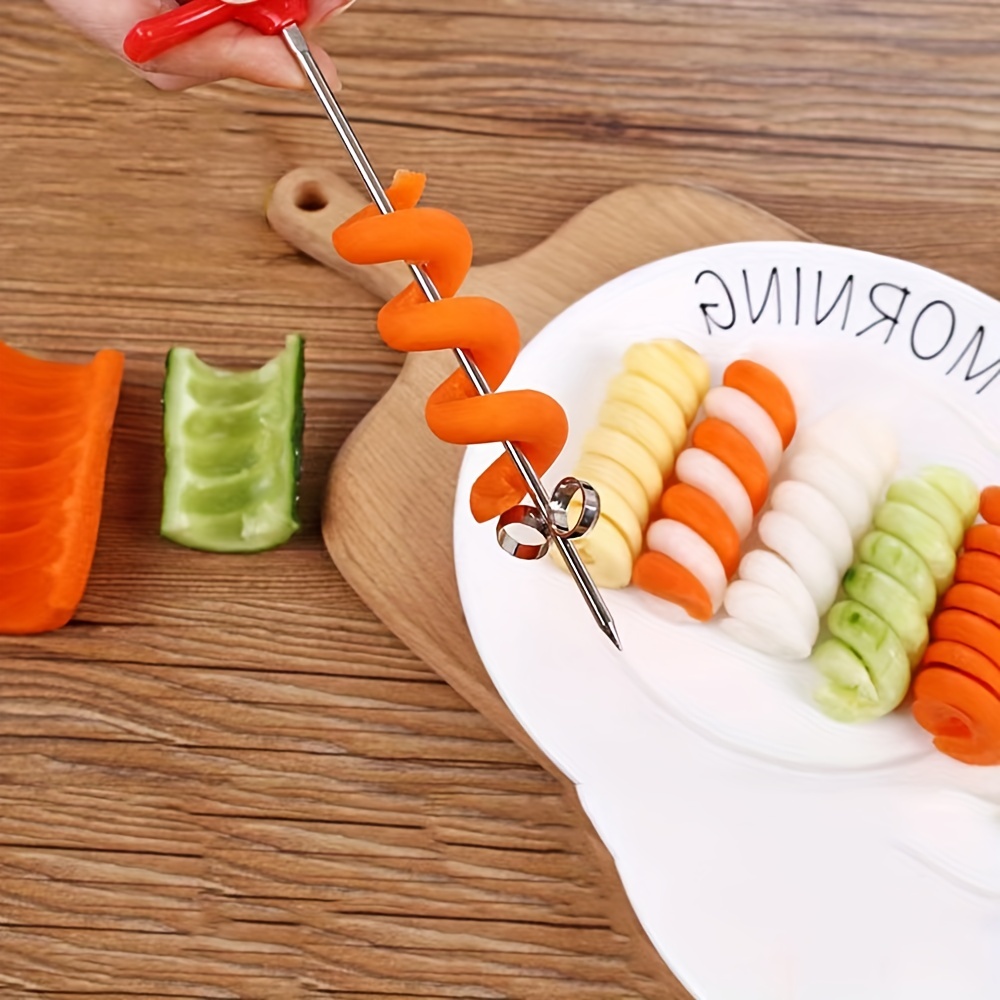 Manual Carrot Spiral Slicer Potato Spiral Slicer Cucumber - Temu