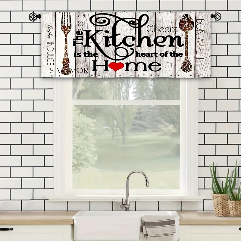 Farmhouse Tier Set Woven Plaid Textured Cotton Cafe Kitchen Curtains V –  VHC Brands Home Decor