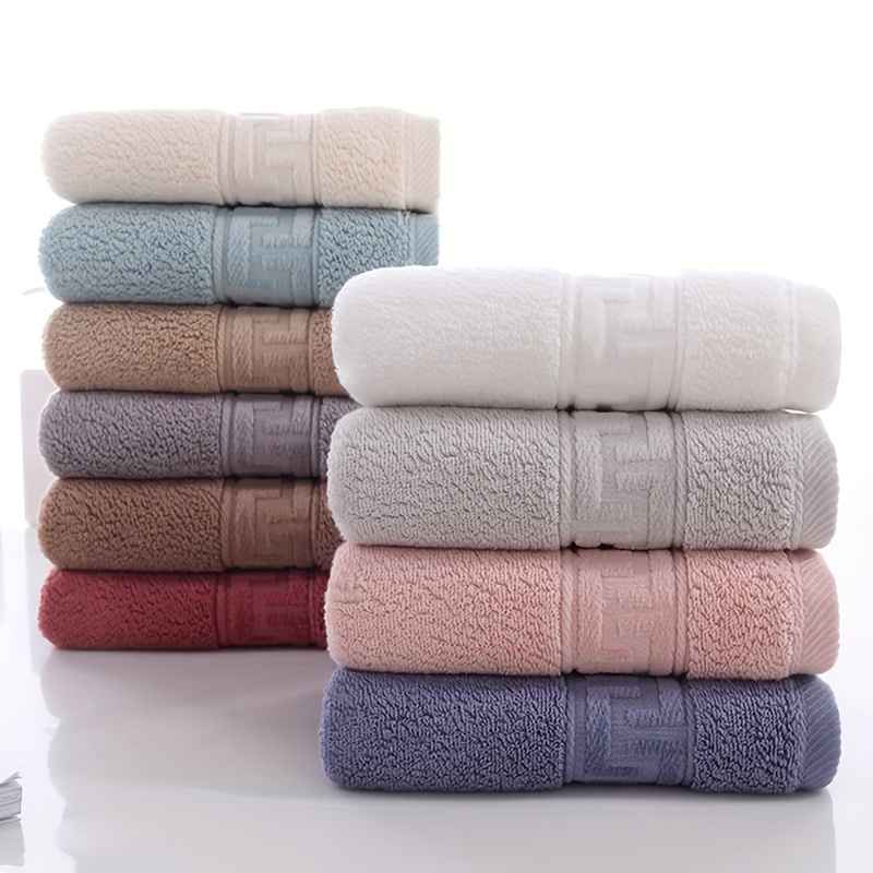 Cotton Washcloths Set, Cotton, Premium Quality Face Cloths, Highly  Absorbent And Soft Feel Fingertip Towels,, Bathroom Accessories,  Handkerchief - Temu