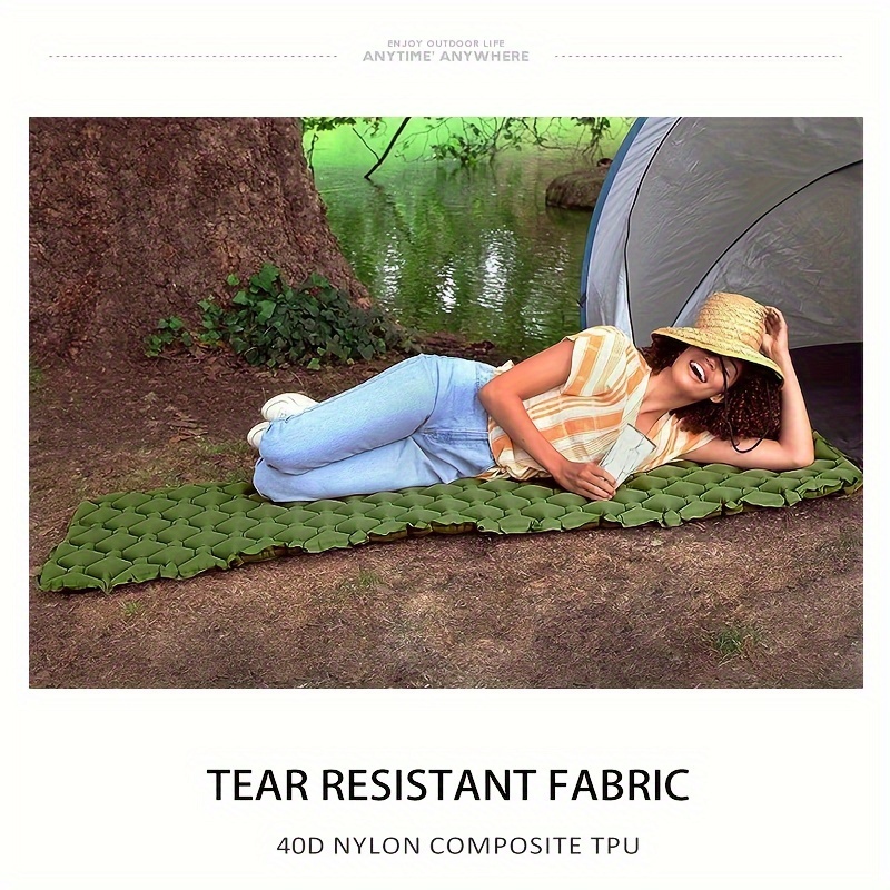TPU Material Inflatable Sleeping Mat for Outdoor Camping