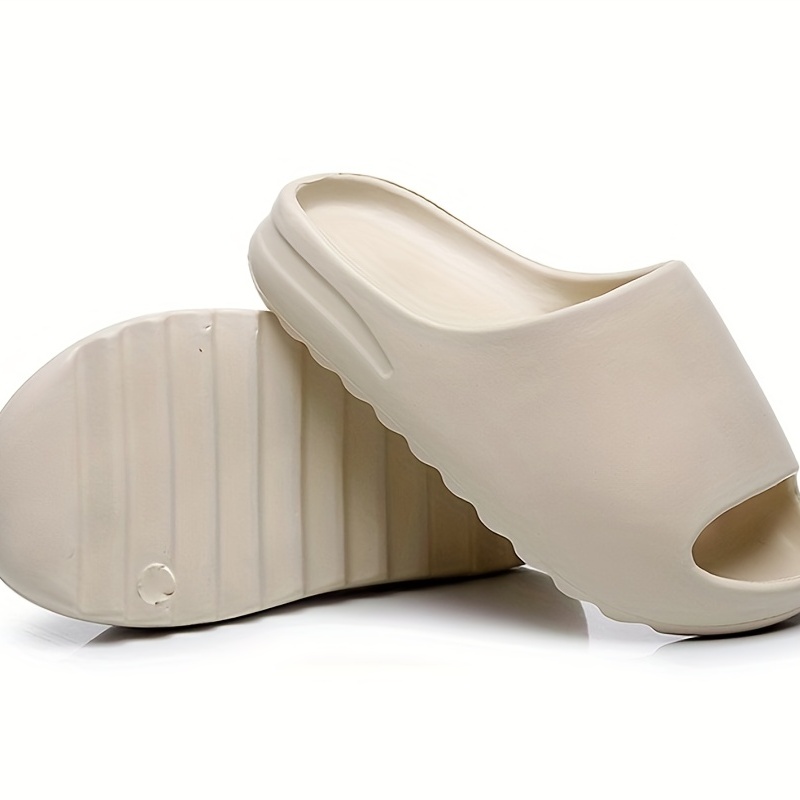 Unisex Non Slip Pillow Slides Open Toe Slippers