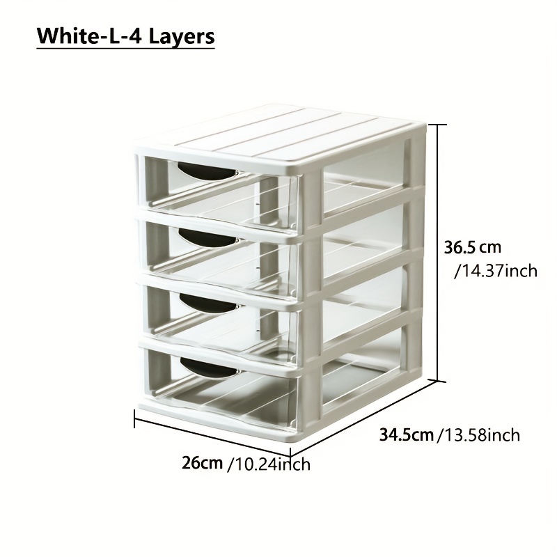 3 4 5 tier stackable drawer organizer set   and rust resistant   plastic storage drawers for home office bathroom dorm multifunctional for clothing makeup stationery storage