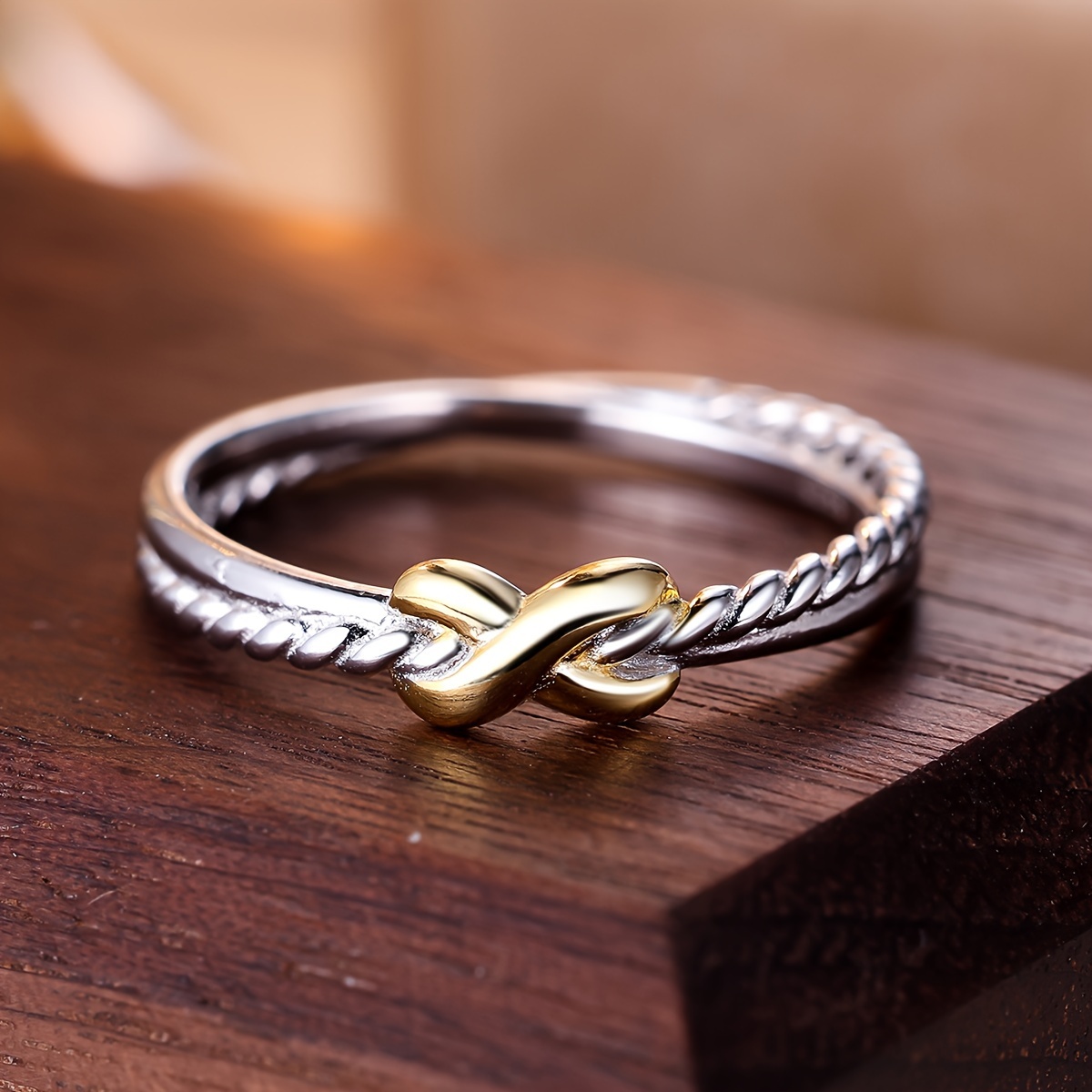 Infinity design clearance wedding ring