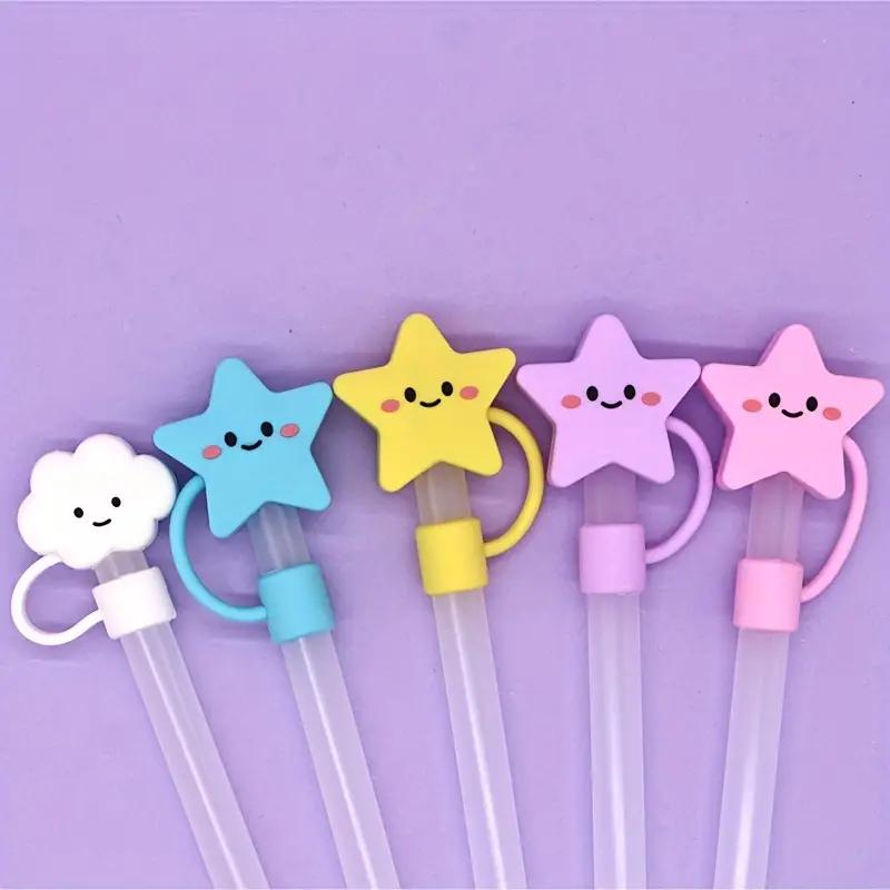 Straw Cover Toppers For Stanley Cup 40 Cute Star Straw - Temu