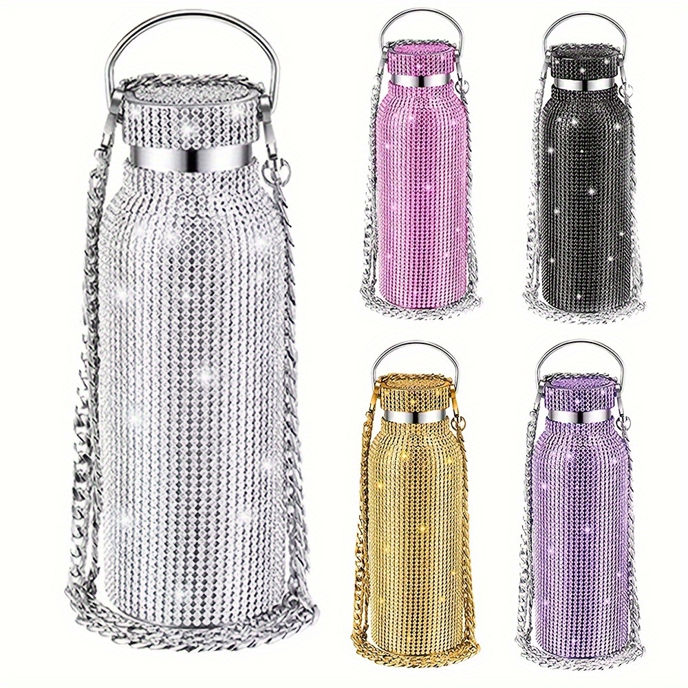 Multi Color Bling Water Bottle Rhinestone Diamond - Temu