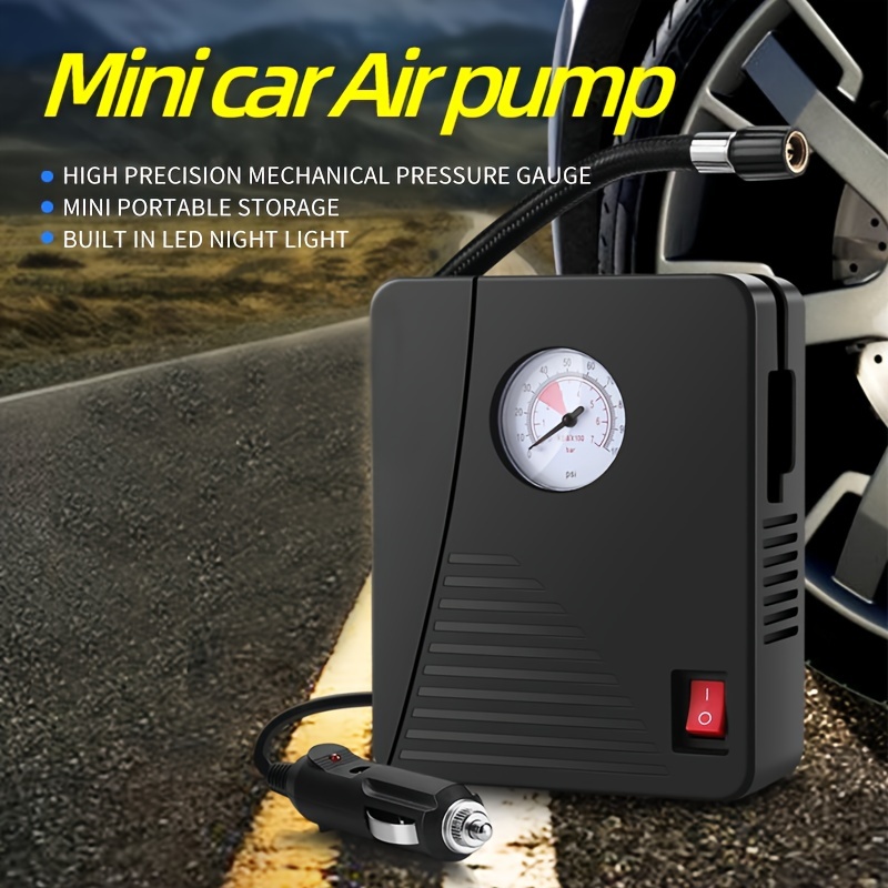 Air Compressor Tire Inflator Portable Air Pump Car Tires 12v - Temu