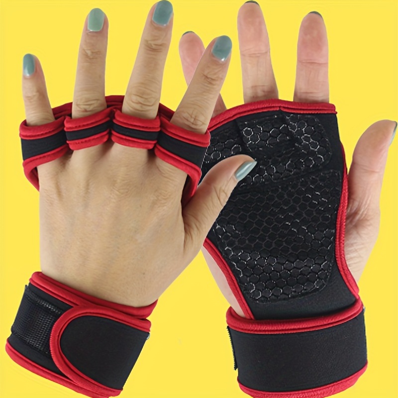 Unisex Fingerless Gloves: Perfect Weightlifting Gym Workout - Temu