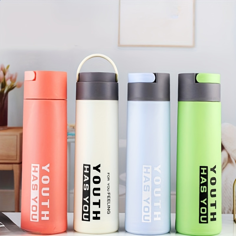 A5 Flat Water Bottle Cup Grils Portable Korean Creative A5 - Temu