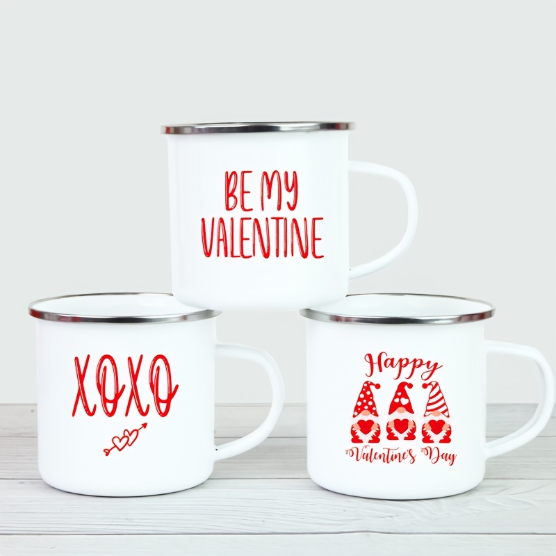 Enamel Mugs Plain White Mugs Enamel Camping Mug Set Diy Cups - Temu