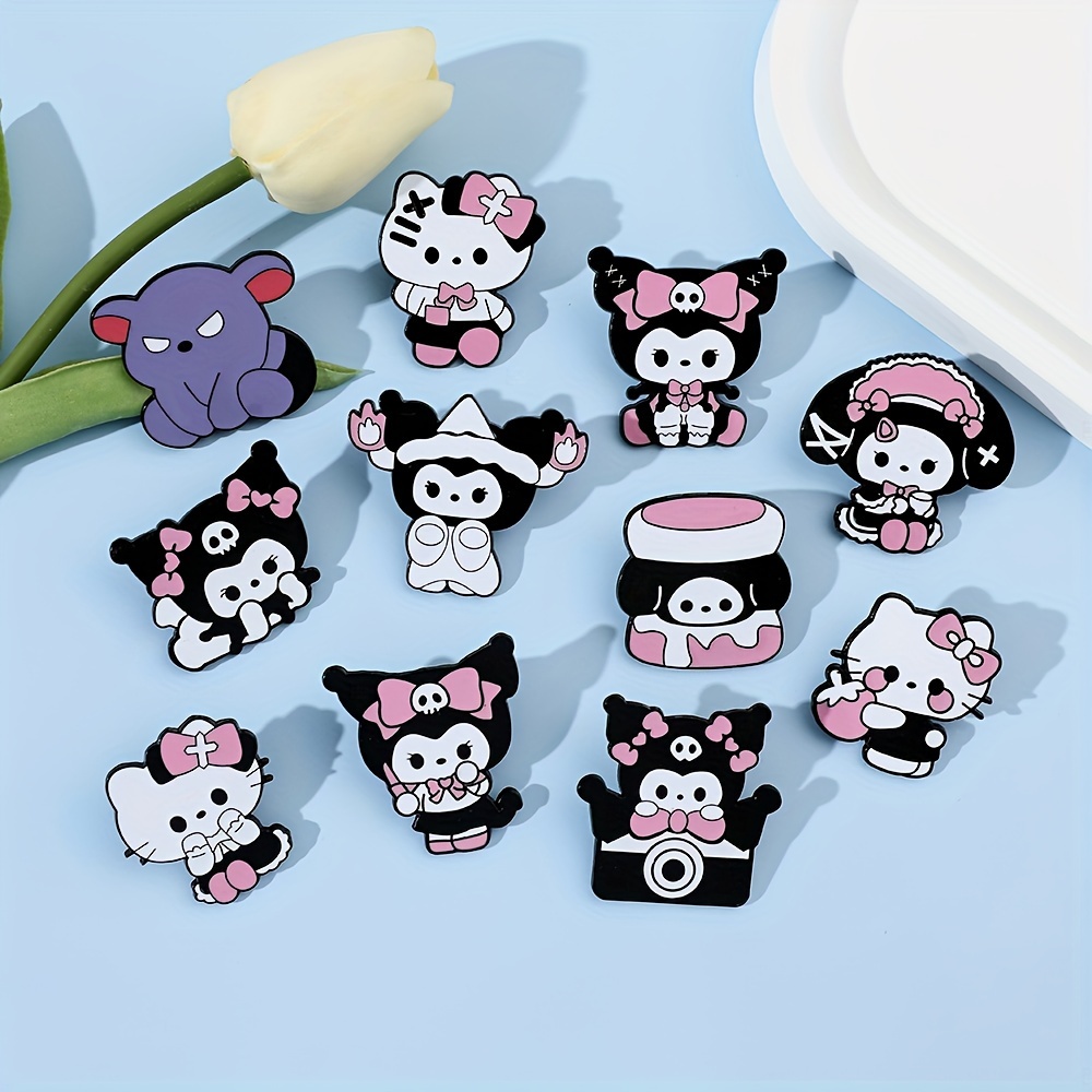 1pc Serie Badge Animale Hello Kitty Spilla Carina - Temu Italy