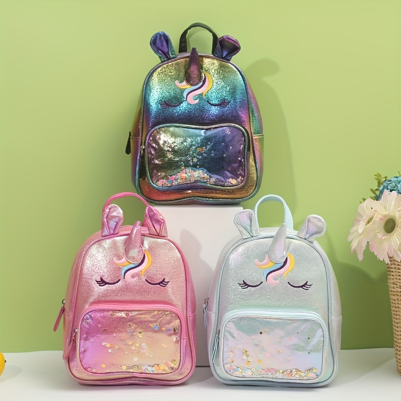 Kids Unicorn Backpack for School