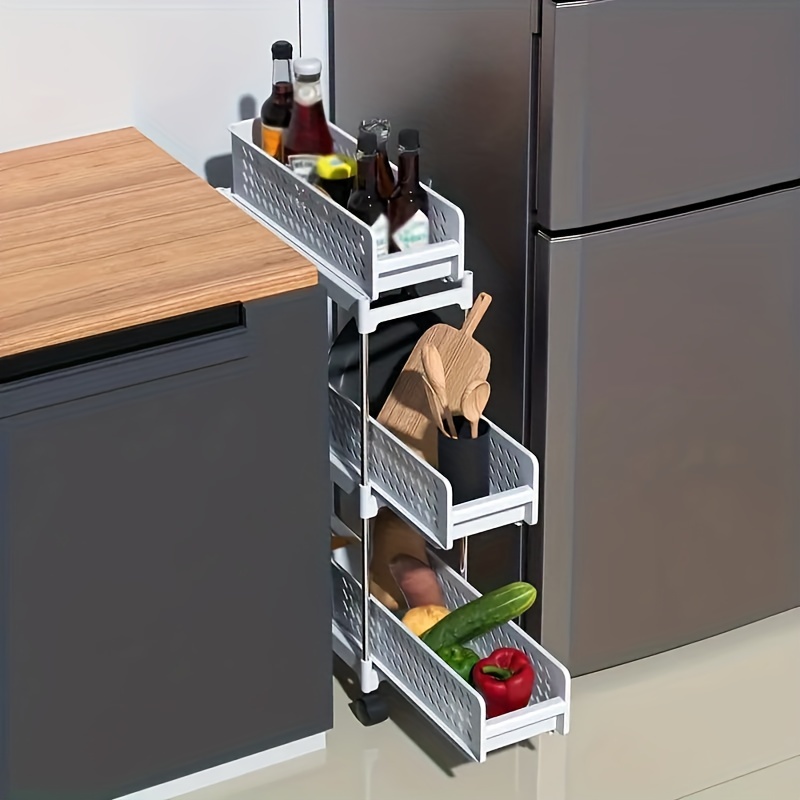 Kitchen Cabinet Corner Baskets Multi-function Storage Rack Corner