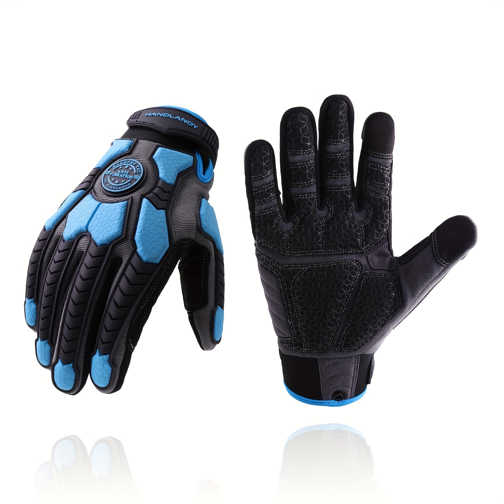 Heavy Duty Work Gloves: Tpr Protector Impact Gloves Men - Temu