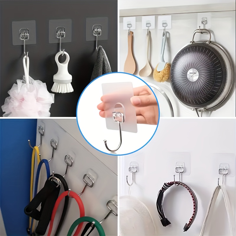 Traceless Hook Kitchen Bathroom Perforation-free Wall Hook