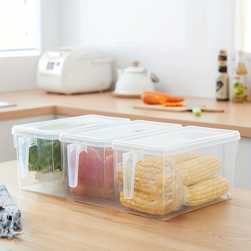 Clear Plastic Pantry Organizer Bins,food Storage Bins For