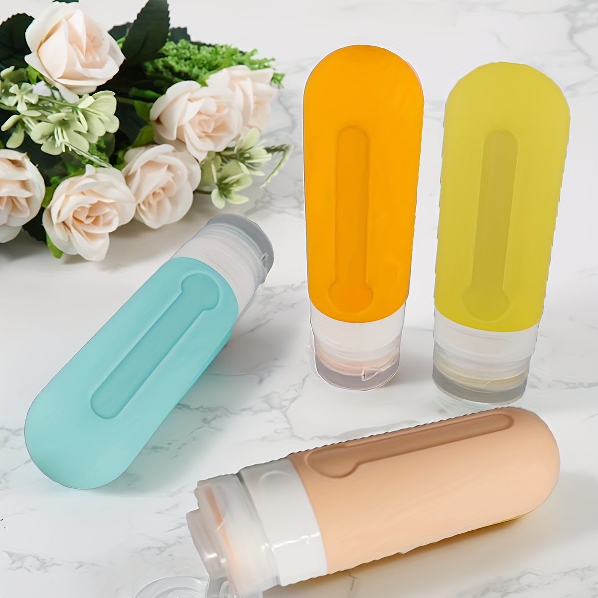 Silicone Travel Bottles Toiletries Approved Travel Toiletry - Temu