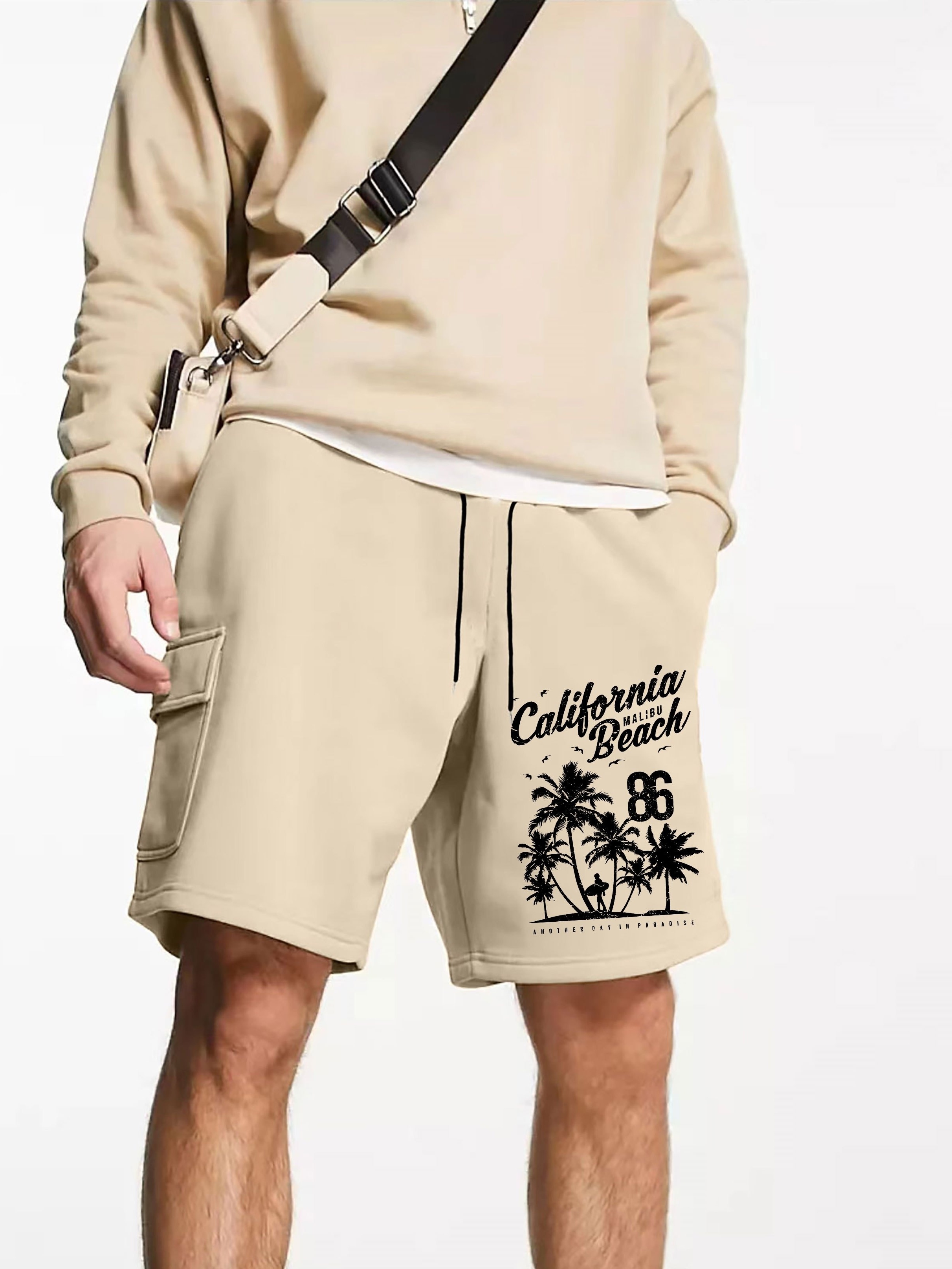 Men Graphic Shorts - Temu