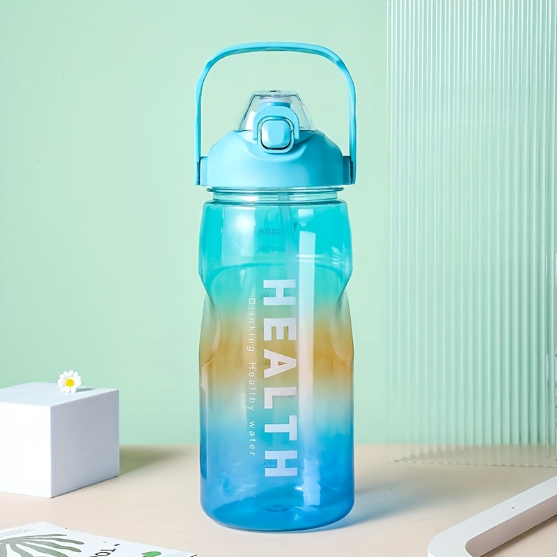 1pc 700ML Kids Water Bottle For School Boys Girls, Cup With Straw