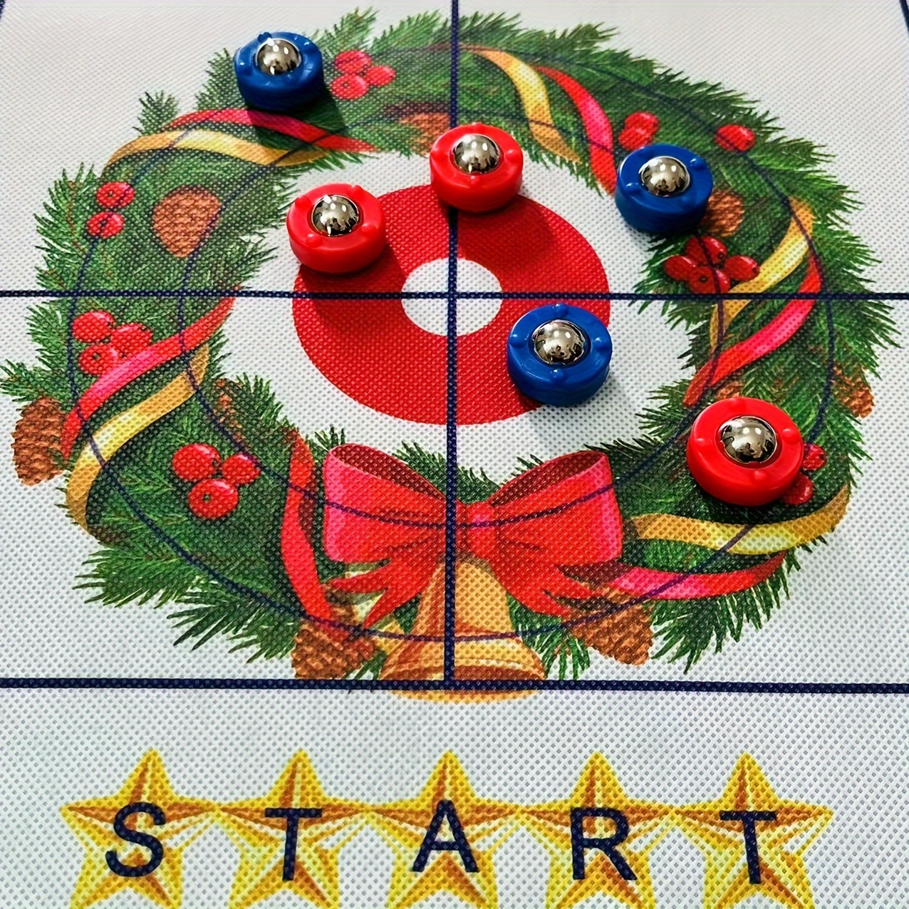Merry Christmas Fun Party Curling/shuffleboard/bowling 3in1 - Temu