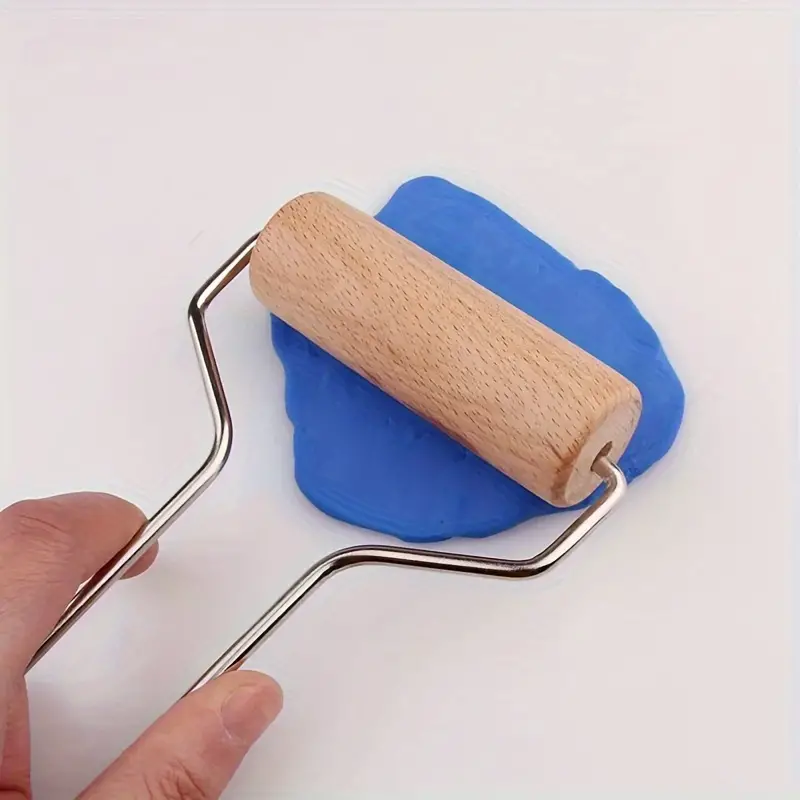 Pottery Ceramics Tools Polymer Modeling Clay Soft Mud Roller - Temu