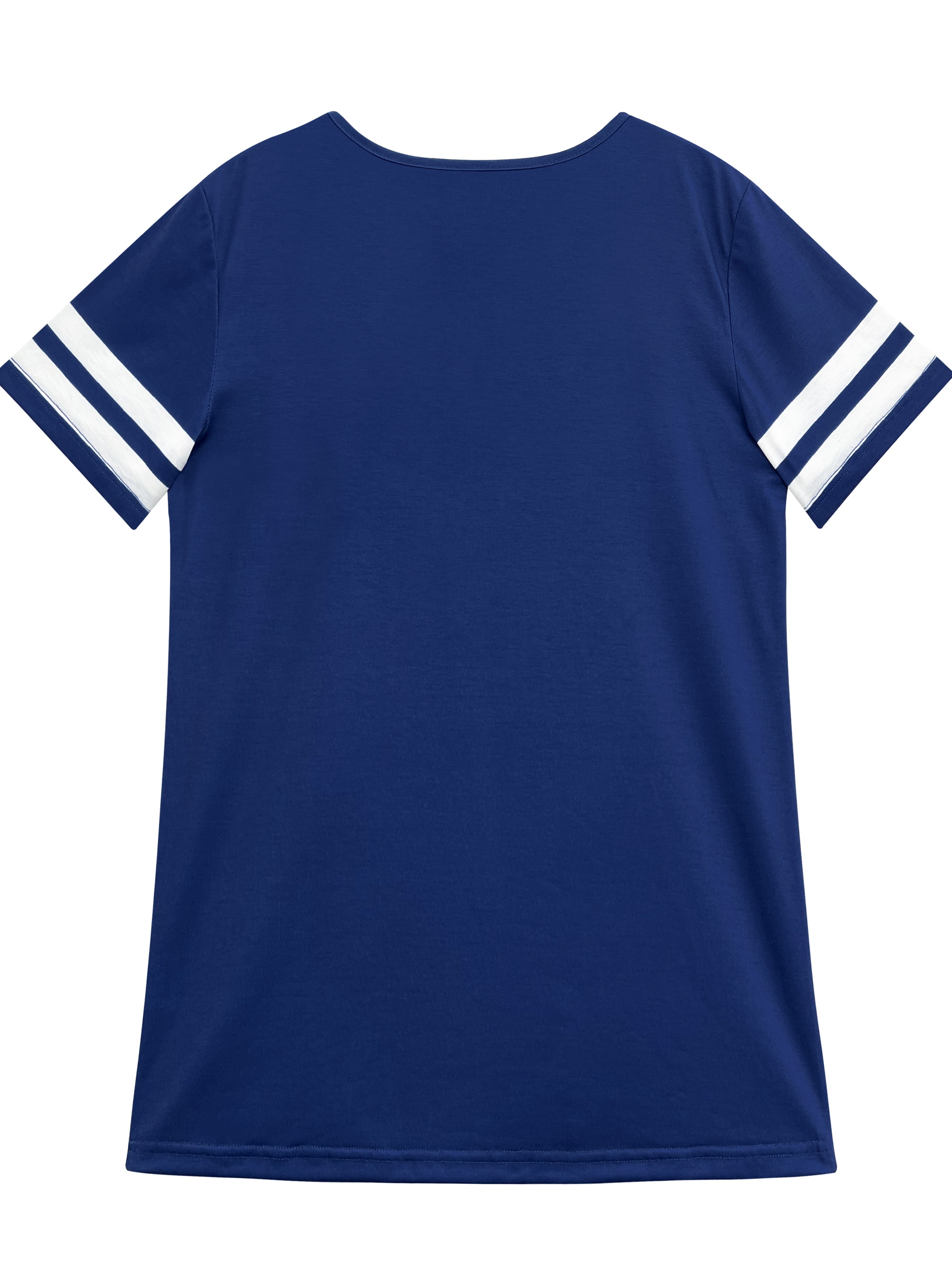 Boat Anchor Print Women's V-Neck T-Shirt Casual Sea Sailor Short Sleeve Top  Blouse Beach Vacation T Shirt