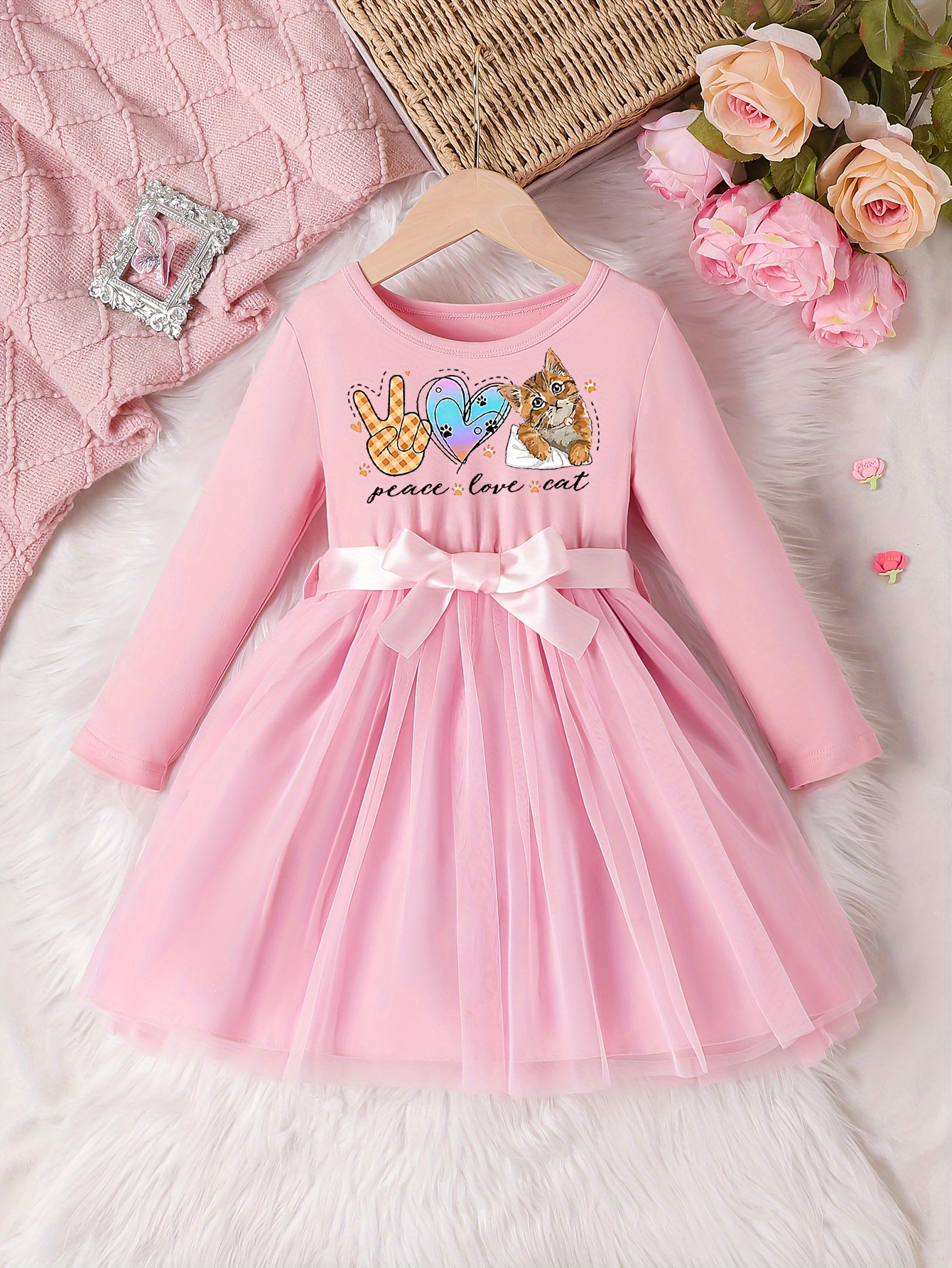 Kitty-Fashion Beautiful Party Princess Gown for Girls