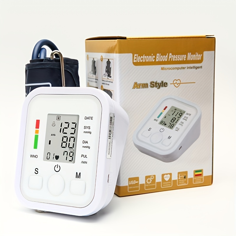 Blood Pressure Monitor for Home Use with a Large LCD Display, Automatic  Upper Arm Blood Pressure Monitor with 2x99 Sets Memory Irregular Heartbeat