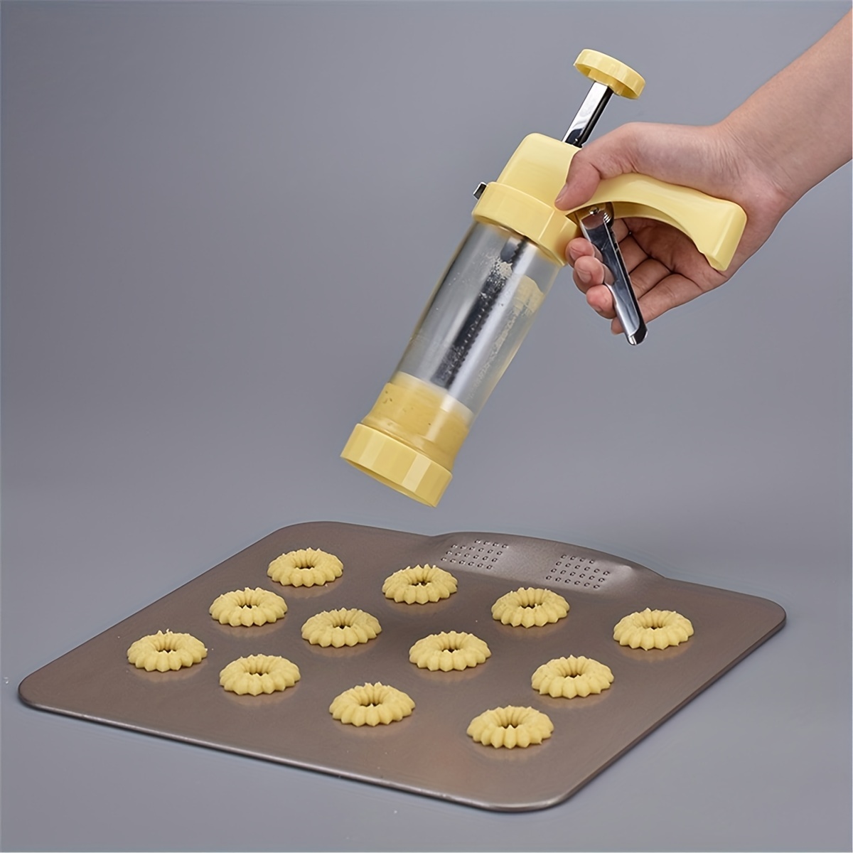 New Cream Decorating Mouth Gun Set Baking Tools Diy Cake Cookies Manual  Press Machine Gun Cake Decorating Baking Gadgets