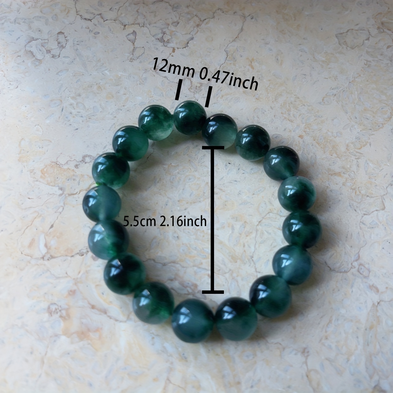 Natural Water Grass Chalcedony Bracelet